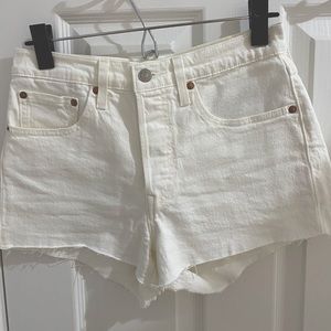 Levi high waisted 501 shorts